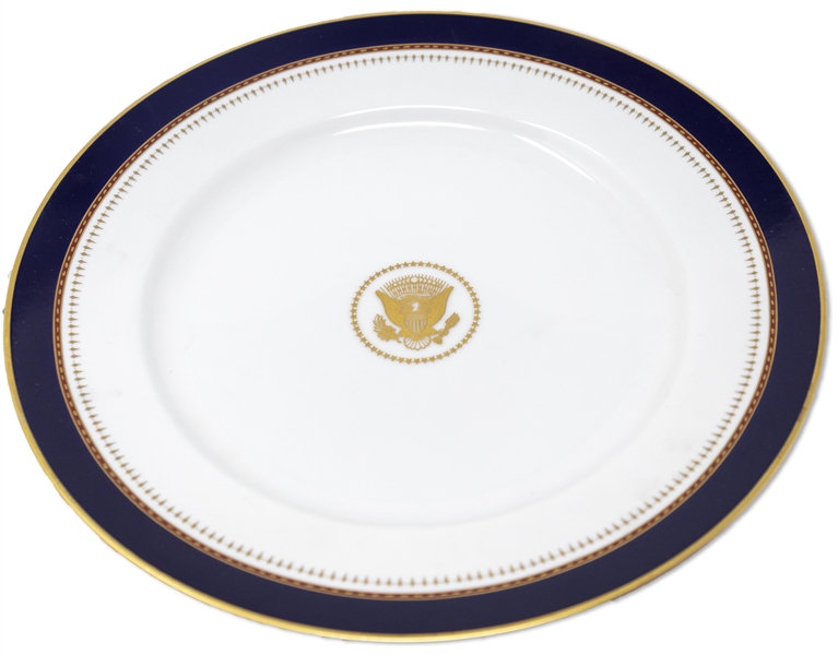 Ronald Reagan White House China Service Plate -- Measures 12.125'', Ideal for Display